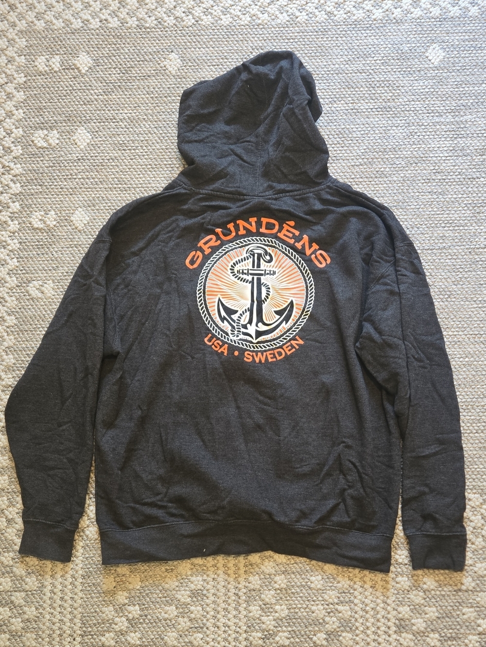 Grundens Zip Up Hooded Sweatshirt Hoodie XL Fishing Gear